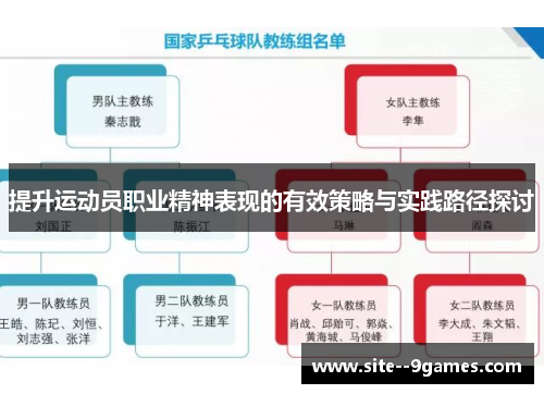 提升运动员职业精神表现的有效策略与实践路径探讨